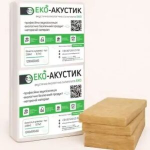 Звукоизоляционные материалы: ЕКО-Акустик Екологічна Акустична склоплита